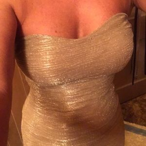 Gold party bodycon